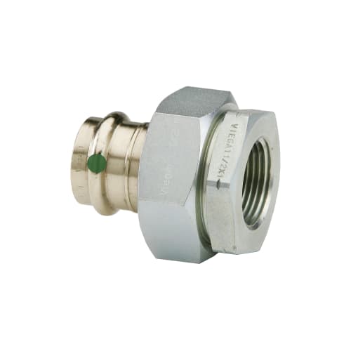 ProPress® 79175 Pipe Dielectric Union, 1-1/2 in Nominal, Press x FNPT End Style, Bronze, Import