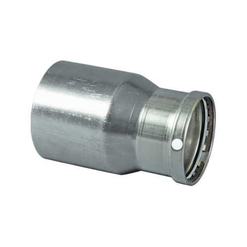ProPress® 85262 Pipe Reducer, 4 x 3 in, Fitting x Press, 304 Stainless Steel, Import