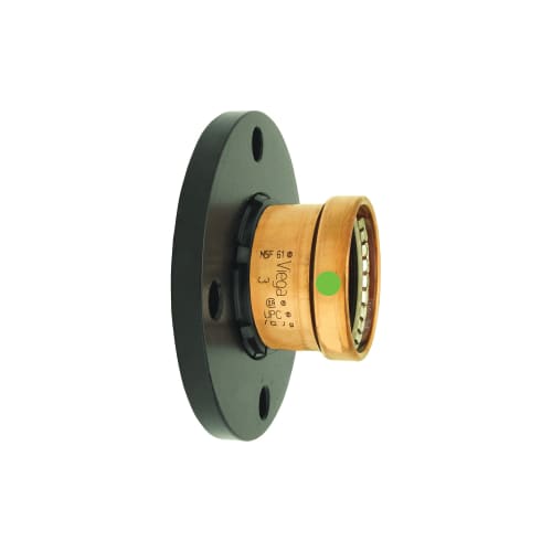 ProPress® 20853 Adapter Flange, 2-1/2 x 4 in Nominal, Press x Bolt Pattern End Style, Copper, Import