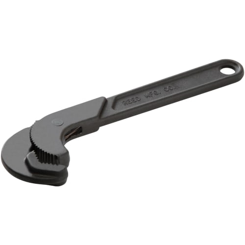 Reed 02289 One-Hand Wrench, 3/8 to 1 in Pipe, 11 in OAL, Spring Loaded Jaw, Forged Steel Handle