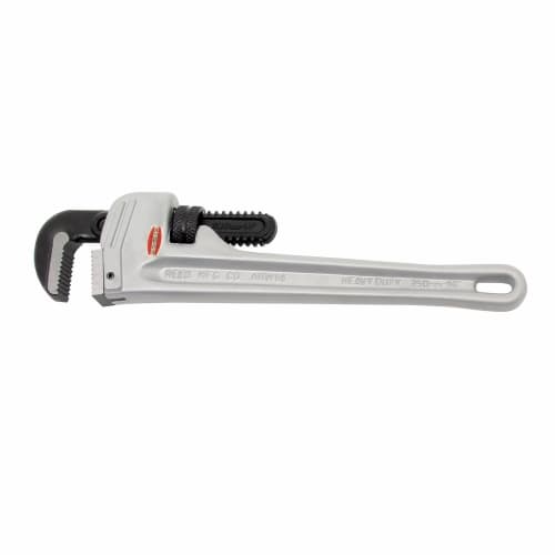 Reed ARW10 Heavy Duty Straight Pipe Wrench, 1/8 to 1-1/2 in, 10 in L, Titanium Aluminum Alloy Handle