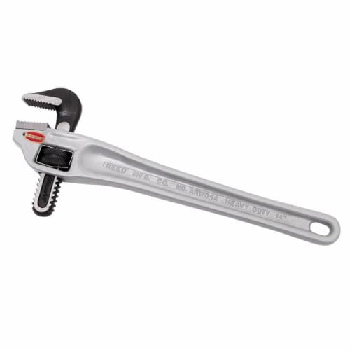 Reed ARWO14 Heavy Duty Pipe Wrench, 2 in, 14 in OAL, Titanium Aluminum Alloy Handle