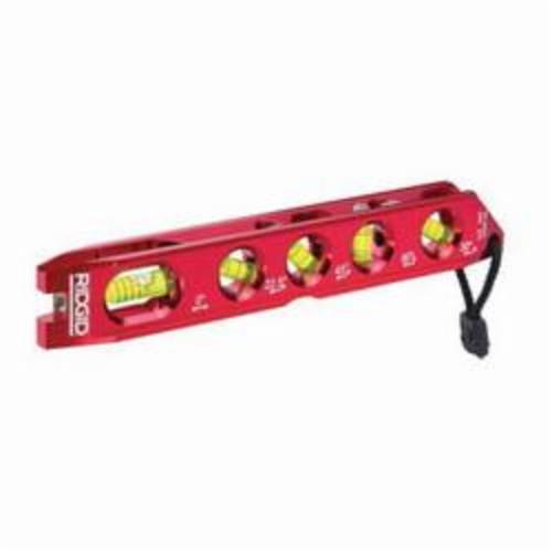 RIDGID® 36248 Torpedo Level, 8-1/2 in L, 5 Vials, Aluminum