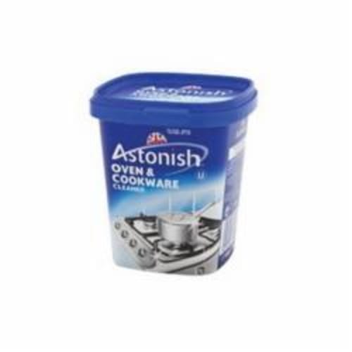 Rohl® ASTONISH Oven and Cookware Cleaner, 17 oz Tub, Solid Smooth Paste, Gray, Lemon