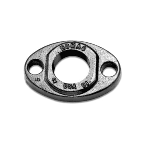 Romac® 251-015 Meter Companion Flange, 1-1/2 in Nominal, Ductile Iron, Thread Connection, Domestic
