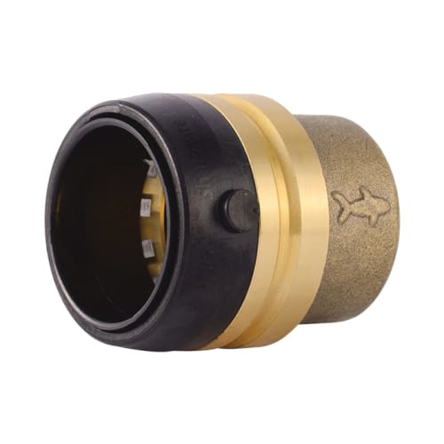 Sharkbite® UXL0435 Cap, 1-1/4 in Nominal, Push-to-Connect End Style, DZR Brass, Domestic