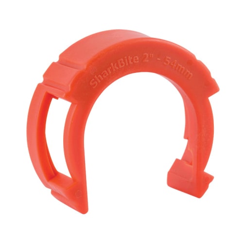 Sharkbite® UXLDC54 Large Diameter De-Mount Clip, 2 in, Plastic, Import