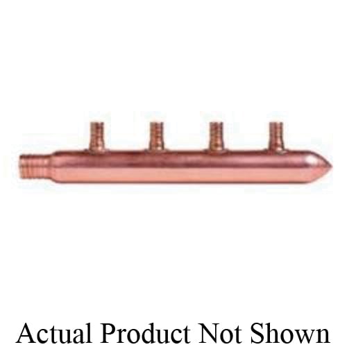 Sioux Chief PowerPEX® BranchMaster™ 672X0490 Manifold, (4) 1/2 in Outlets, Copper, Domestic