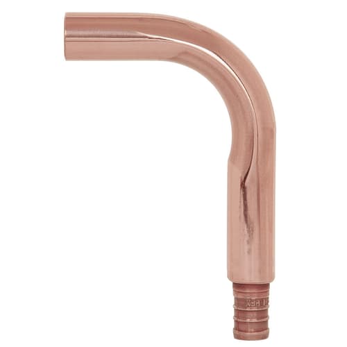 Sioux Chief 632X243 Tub/Shower Pressure Connector, 1/2 in, F1807 PEX Crimp™ x Male C, Copper, Domestic