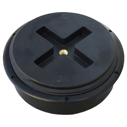 Sioux Chief 875-4A Cleanout Bushing With Plug, For Use With 4 in ID SCH 40 Pipe, ABS, Black, Domestic