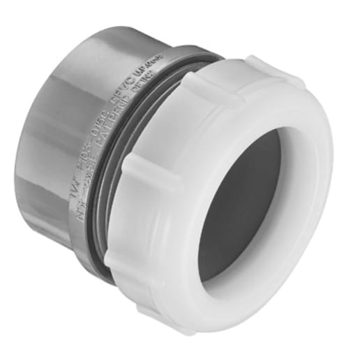 Spears® LabWaste™ P103P-015C Male Trap Adapter With Plastic Nut, 1-1/2 in, Spigot x Slip, SCH 40/STD, CPVC, Domestic