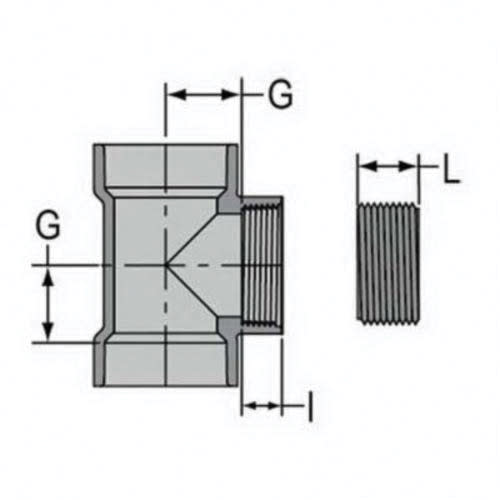 Spears® LabWaste™ P445X-030C Cleanout Tee With Counter Sunk Plug, 3 in, Hub x Hub x FNPT, CPVC, Domestic
