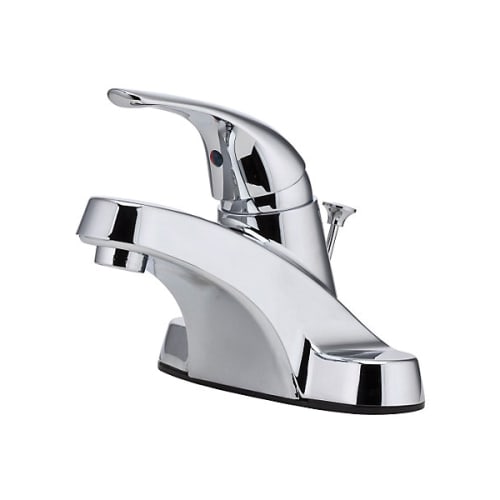 Pfister® LG142-8000 Centerset Lavatory Faucet, Pfirst Series™, Polished Chrome, 1 Handles, 1.2 gpm Flow Rate
