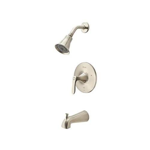 Pfister® LG89-8WRK Professional Grade Tub and Shower Trim, 1.75 gpm Shower, Brushed Nickel