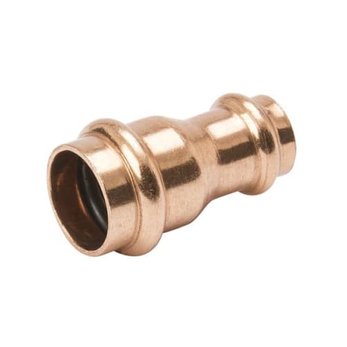 Streamline® PRS™ PF 01058 Small Reducing Coupling, 1-1/4 x 3/4 in Nominal, Press End Style, Wrought Copper