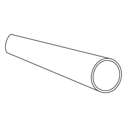 System 1738® 394000 Plain End FGV Pipe, PVC, 2 in Dia x 10 ft L, Domestic