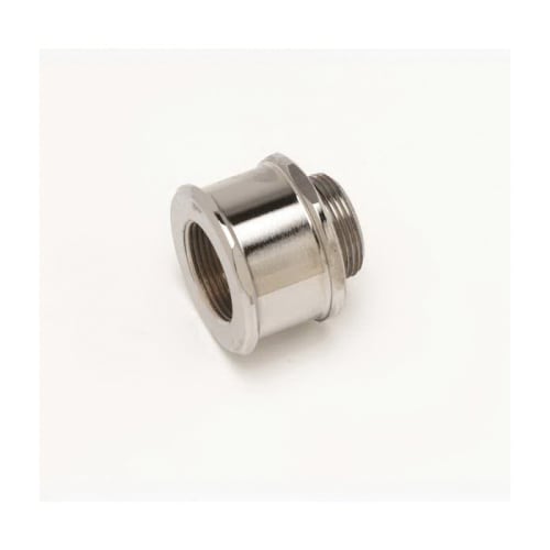 T & S 018200-40 Hex Swivel, For Use With Pre-Rinse Spray Valves, 7/8-20 UN Male x 7/8-20 UN Female, Brass, Polished Chrome