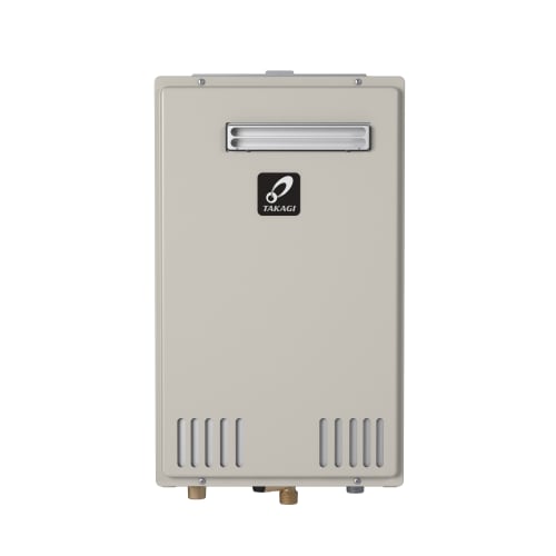 Takagi 100188209 H3M Tankless Water Heater, Liquid Propane Fuel, 120000 Btu/hr, Outdoor, Condensing, 6.6 gpm, 4 in, 0.91, Residential