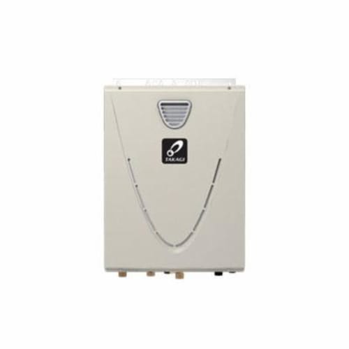 Takagi 100281184 540P Tankless Water Heater, Natural Gas Fuel, 199000 Btu/hr, Outdoor, Condensing, 10 gpm, 3 in and 4 in, 0.9, Residential