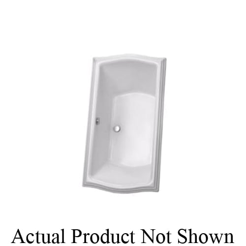 Toto® ABY785N#12YCP Clayton™ Bathtub With Polished Chrome Grab Bar, Clayton™, Soaking, Rectangle Shape, 66 in L x 34 in W, Center Drain, Sedona Beige, Domestic