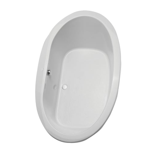 Toto® ABY904N#01N Bathtub, Pacifica®, Soaking, Oval Shape, 72 in L x 42 in W, Center Drain, Cotton White, Domestic