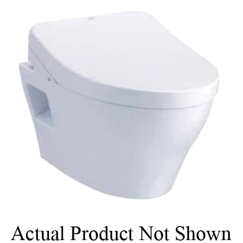 Toto® CT428CFGT40#01 Skirted Design Toilet With CEFIONTECT® Ceramic Glaze and WASHLET®+, EP, Elongated Bowl, 12 in Rough-In, 0.9/1.28 gpf, Cotton White, Import