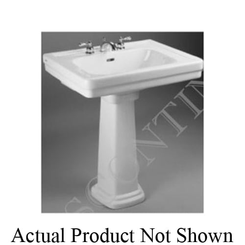 Toto® LT530#01 Promenade® Transitional Lavatory Only With Rear Overflow, Promenade®, Rectangle Shape, 27-1/2 in W x 22-1/4 in D, Wall Mount, Vitreous China, Cotton