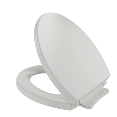 Toto® SS113#11 Toilet Seat With Cover, Round Bowl, Closed Front, Polypropylene, SoftClose® Hinge, Colonial White, Import