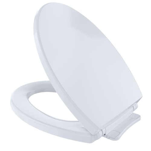 Toto® SS114#01 Soft Close™ Toilet Seat With Cover, Elongated Bowl, Closed Front, Polypropylene, Cotton, SoftClose® Hinge