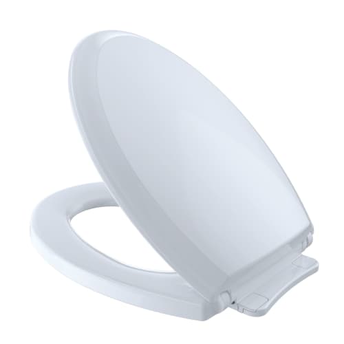 Toto® SS224#01 Guinevere™ Toilet Seat With Cover, Elongated Bowl, Closed Front, Polypropylene, Cotton, SoftClose® Hinge, Import