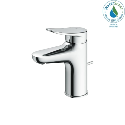 Toto® TLS04301U#CP LF Series Faucet With Drain Assembly, Commercial/Residential, 1.2 gpf Flow Rate, 3-1/4 in H Spout, 1 Handle, Pop-Up Drain, Polished Chrome