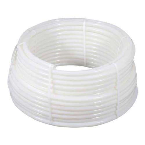Uponor Wirsbo® hePEX™ A1210625 Tubing, 5/8 in Nominal, 0.574 in ID x 3/4 in OD x 400 ft Coil L, White, PEX-A