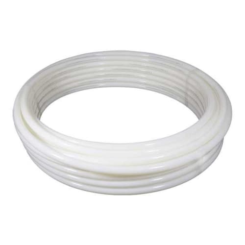 Uponor Wirsbo® hePEX™ A1251000 Tubing, 1 in Nominal, 0.862 in ID x 1-1/8 in OD x 300 ft Coil L, White, Polyethylene