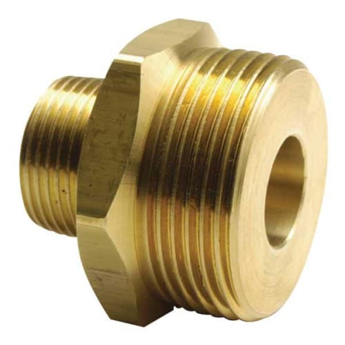 Uponor A4143220 Manifold Straight Adapter, R32 x R20, MNPT, 125 psi, 220 deg F, Brass, Domestic