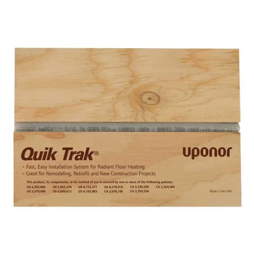 Uponor Quik Trak® A5060701 Hydronic Panel, 48 in L x 7 in W, For Use With 5/16 in Wirsbo hePEX™ Plus Tubing