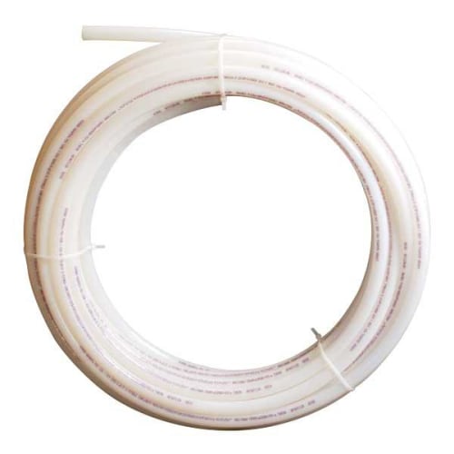 Uponor AquaPEX® F1040250 Tubing, 1/4 in Nominal, 0.241 in ID x 3/8 in OD x 100 ft Coil L, White, PEX