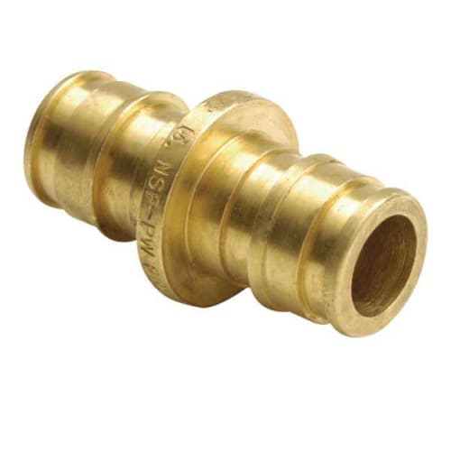Uponor LF4543850 Reducing Coupling, 3/8 x 1/2 in, ProPEX®, Brass