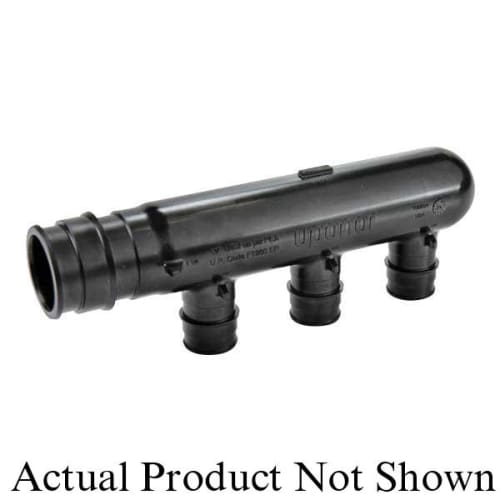 Uponor Q2231375 3-Ports Branch Tee With Mounting Clip, 1-1/4 in, ProPEX®, Modified Polyphenylsulfone, Domestic