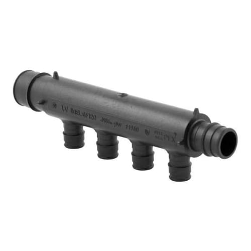 Uponor Q2241051 Flow-Through Tee, 1 in, ProPEX®, Polysulfone, Domestic