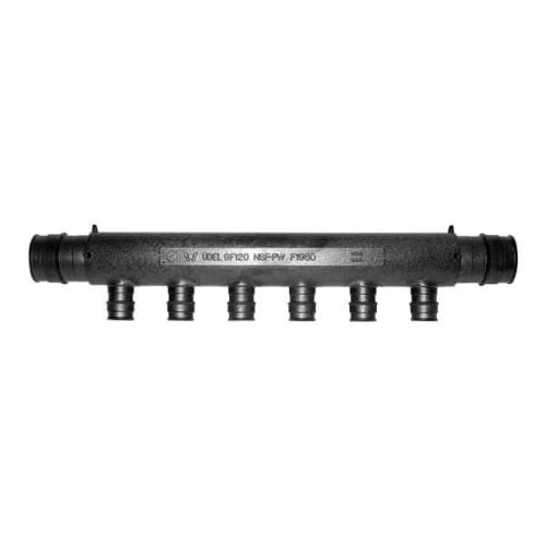 Uponor Q2261051 Flow-Through Tee, 1 in, ProPEX®, Polysulfone, Domestic