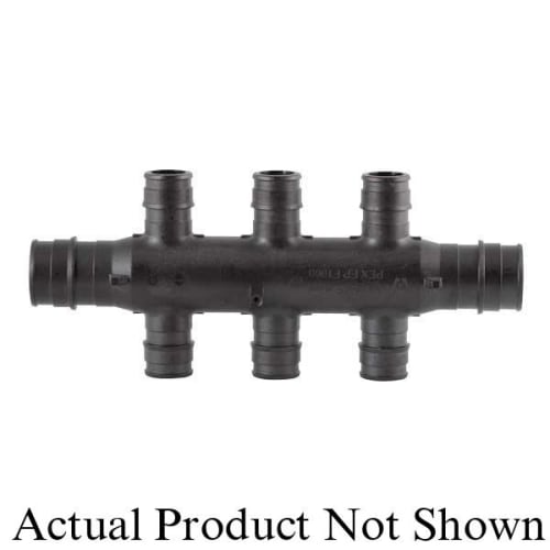 Uponor Q2367557 Flow-Through Opposing Tee, 3/4 in, ProPEX®, Polysulfone, Domestic