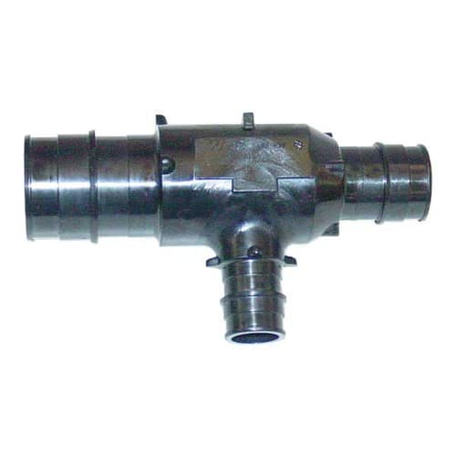 Uponor Q4751517 Reducing Tee, 1-1/2 x 1 x 3/4 in Nominal, ProPEX® End Style, Modified Polyphenylsulfone, Domestic