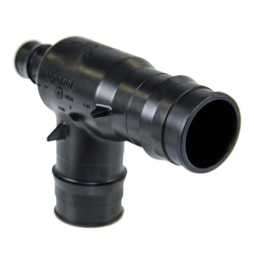 Uponor Q4751575 ProPEX® Reducing Tees, 1-1/2 x 3/4 x 1-1/2 in Nominal, PEX End Style, Engineered Polymer, Domestic