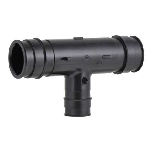 Uponor Q4752213 Reducing Tee, 2 x 2 x 1-1/4 in Nominal, ProPEX® End Style, Polyphenylsulfone, Domestic