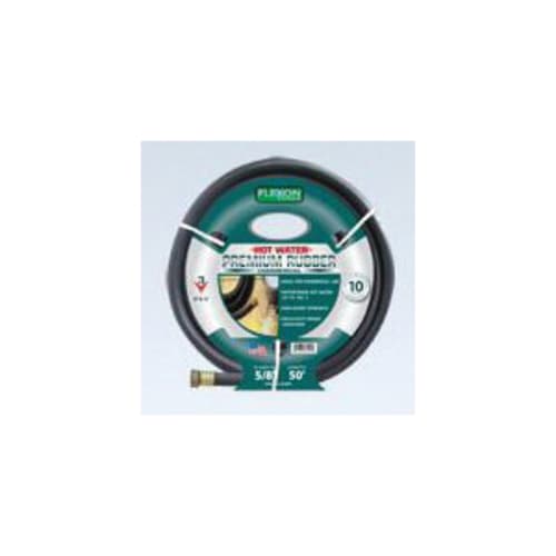 FLEXON® PH5850 Commercial Grade Garden Hose, 50 ft L, Rubber, Domestic