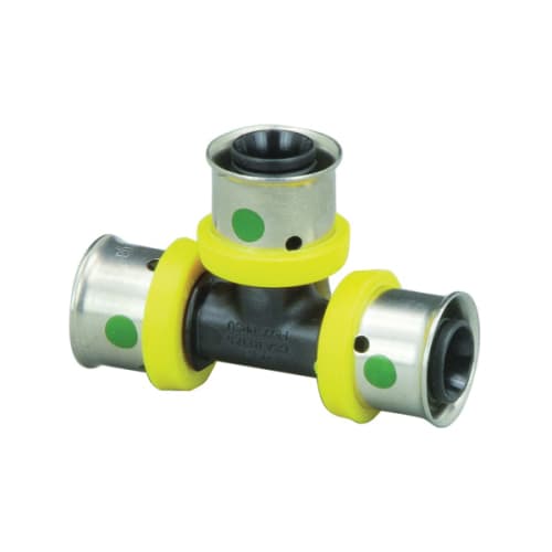 PureFlow® Press 49580 Tee, 1-1/2 in Nominal, Press End Style, Polymer, Domestic