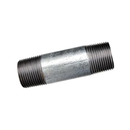 Ward Mfg 0220060 Pipe Nipple, 2 in x 6 in L, Steel, Galvanized, SCH 40/STD, Welded, Domestic