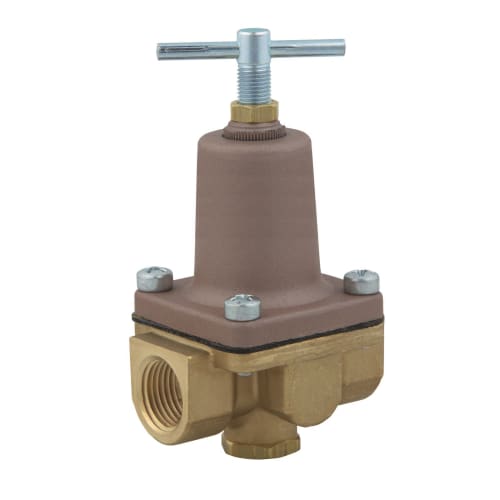 WATTS® 0009818 LF26A 2-Way Small Pressure Regulator, 1/2 in, FNPT, 300 psi, Brass Body