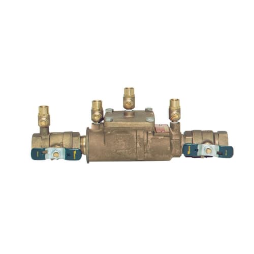 WATTS® 0122615 LF007 Double Check Valve Assembly, 3 in Nominal, Resilient Seated Gate Valve, Cast Iron Body, Domestic