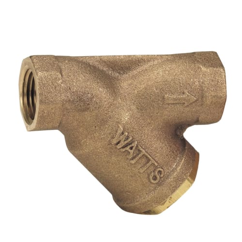 WATTS® 0123132 LFS777 Wye Strainer With Retainer Cap, 1/2 in, Solder, 3-3/8 in OAL, Bronze